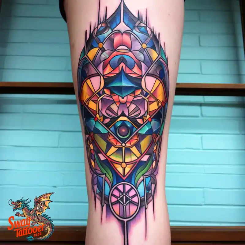 60 Stained Glass Window Tattoo Design Ideas You Can Wear 25 stained glass window tattoo
