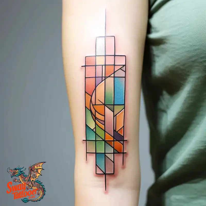 60 Stained Glass Window Tattoo Design Ideas You Can Wear 13 stained glass window tattoo