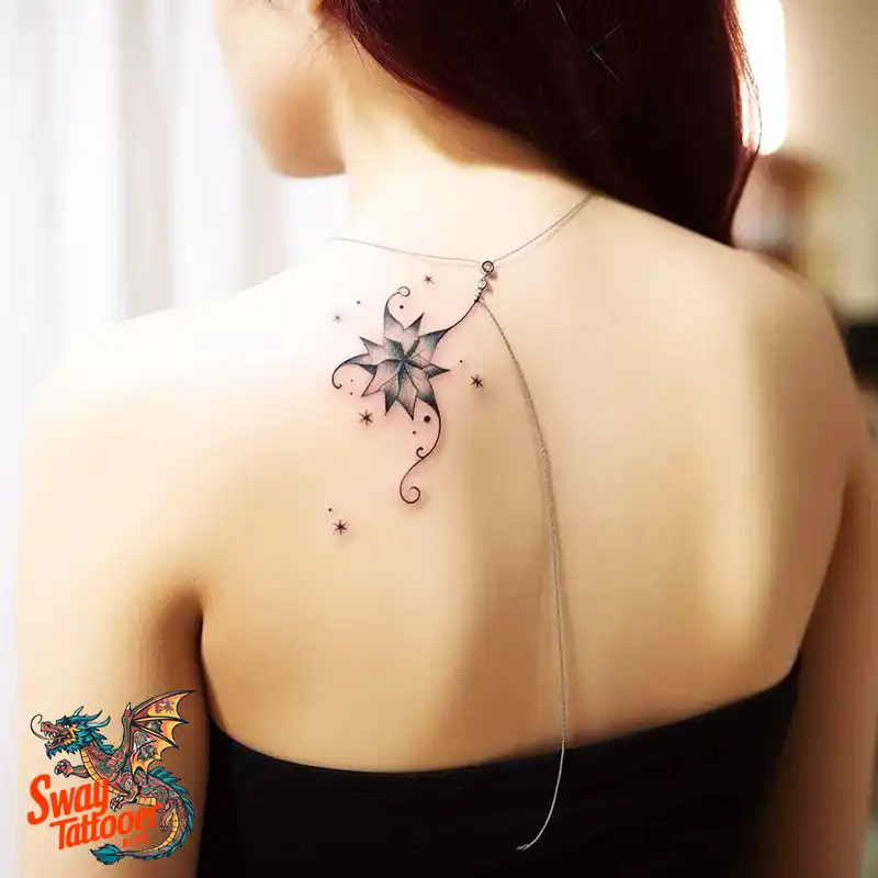 50 Shoulder Star Tattoo Designs: Style with Stellar Ink 36 Shoulder Star Tattoo