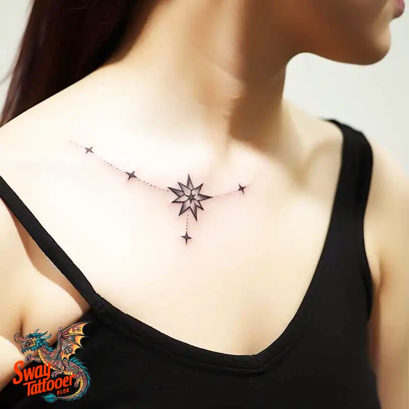 50 Shoulder Star Tattoo Designs: Style with Stellar Ink 20 Shoulder Star Tattoo