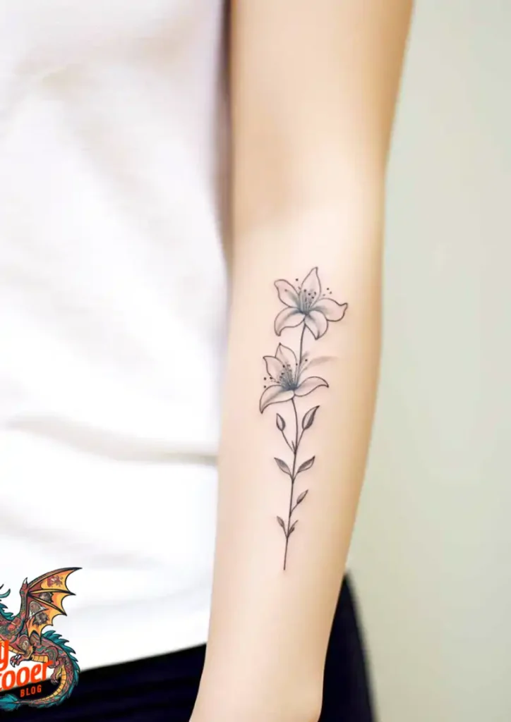 50 Stargazer Lily Tattoos: Beauty and Hidden Meanings 47 Stargazer Lily Tattoo