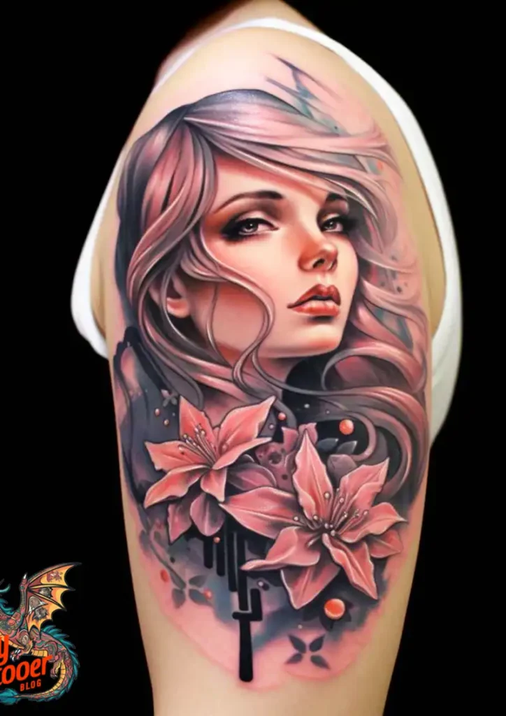 50 Stargazer Lily Tattoos: Beauty and Hidden Meanings 39 Stargazer Lily Tattoo