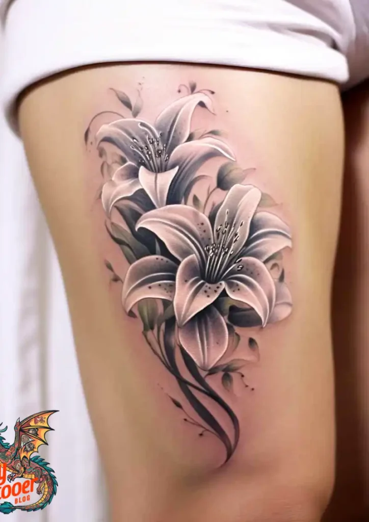 50 Stargazer Lily Tattoos: Beauty and Hidden Meanings 26 Stargazer Lily Tattoo