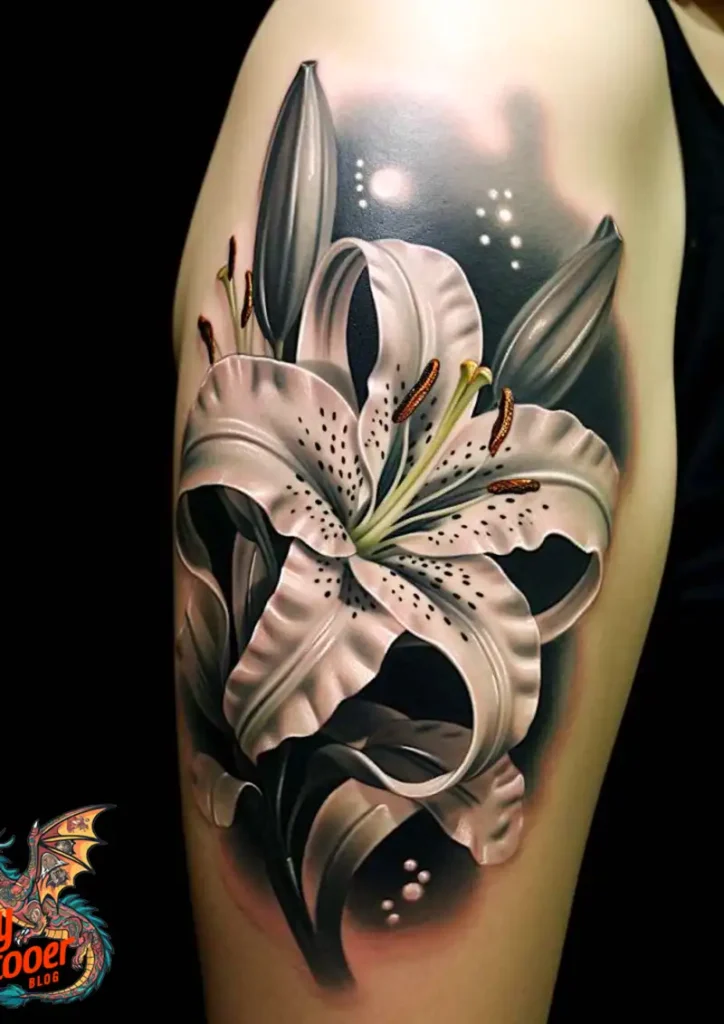 50 Stargazer Lily Tattoos: Beauty and Hidden Meanings 25 Stargazer Lily Tattoo