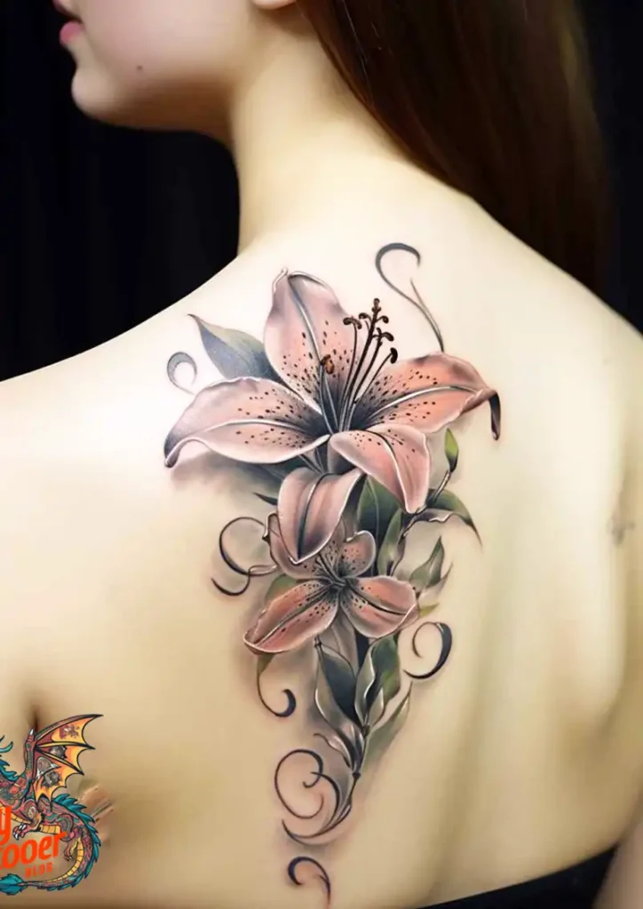 50 Stargazer Lily Tattoos: Beauty and Hidden Meanings 23 Stargazer Lily Tattoo