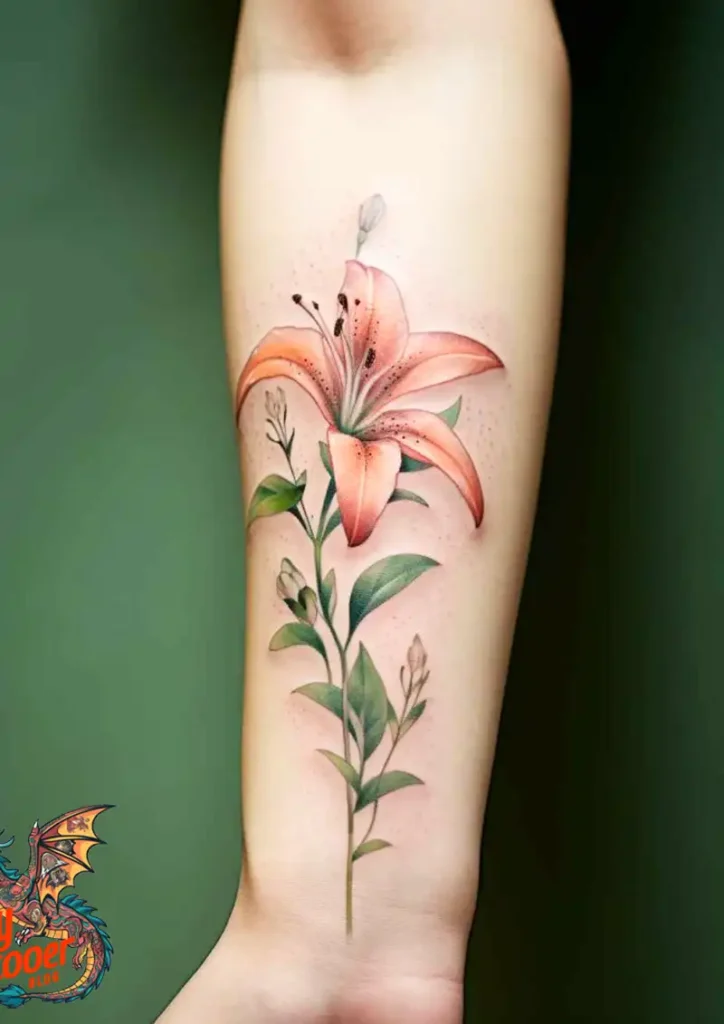 50 Stargazer Lily Tattoos: Beauty and Hidden Meanings 4 Stargazer Lily Tattoo