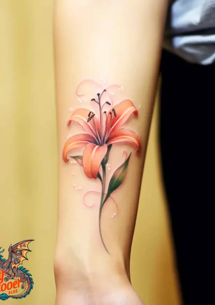 50 Stargazer Lily Tattoos: Beauty and Hidden Meanings 41 Stargazer Lily Tattoo