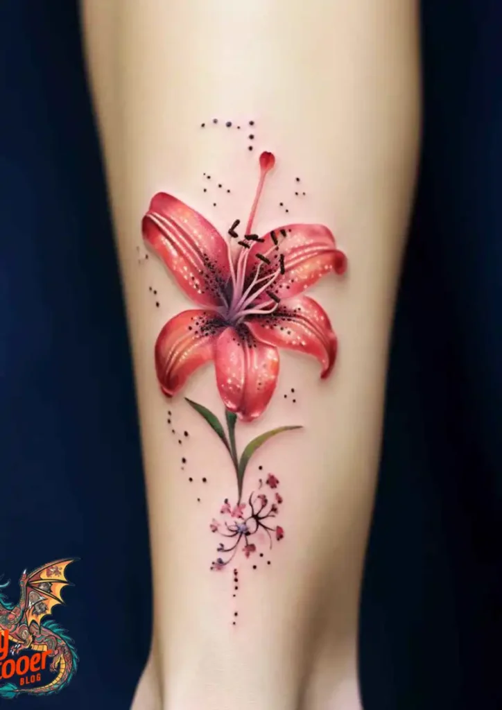 50 Stargazer Lily Tattoos: Beauty and Hidden Meanings 40 Stargazer Lily Tattoo