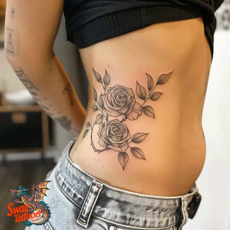 110 Two Roses Tattoo Design Ideas: Symbolism and Beauty 104 two roses tattoo