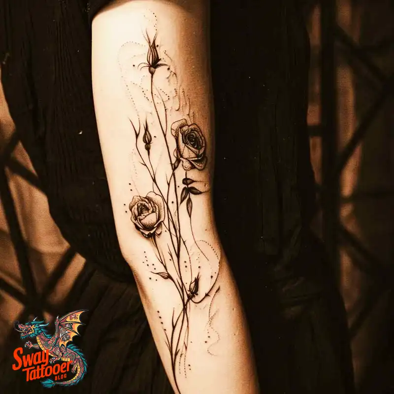 110 Two Roses Tattoo Design Ideas: Symbolism and Beauty 11 2 roses tattoo