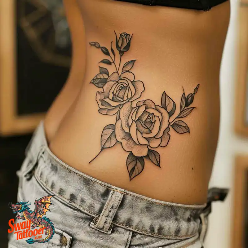 110 Two Roses Tattoo Design Ideas: Symbolism and Beauty 105 two roses tattoo