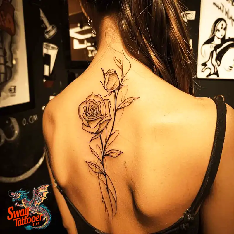 110 Two Roses Tattoo Design Ideas: Symbolism and Beauty 2 2 roses tattoo