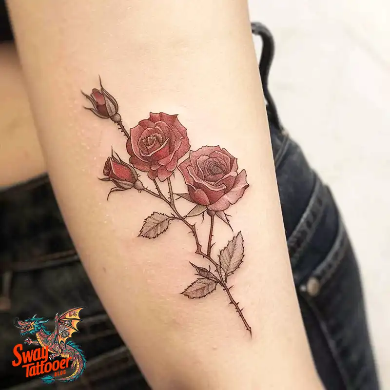 110 Two Roses Tattoo Design Ideas: Symbolism and Beauty 106 two roses tattoo