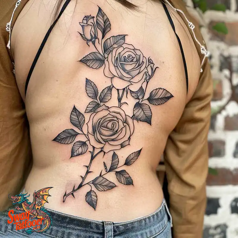 110 Two Roses Tattoo Design Ideas: Symbolism and Beauty 107 two roses tattoo