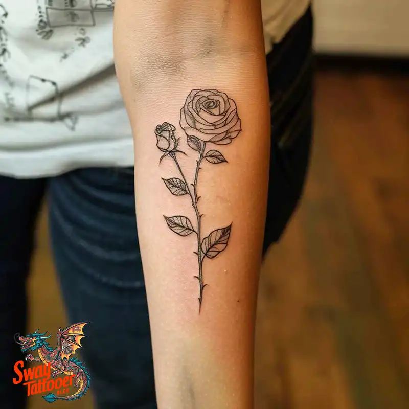 110 Two Roses Tattoo Design Ideas: Symbolism and Beauty 110 two roses tattoo