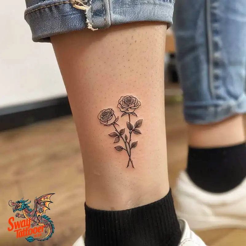 110 Two Roses Tattoo Design Ideas: Symbolism and Beauty 90 two roses tattoo