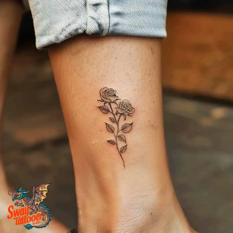 110 Two Roses Tattoo Design Ideas: Symbolism and Beauty 89 two roses tattoo