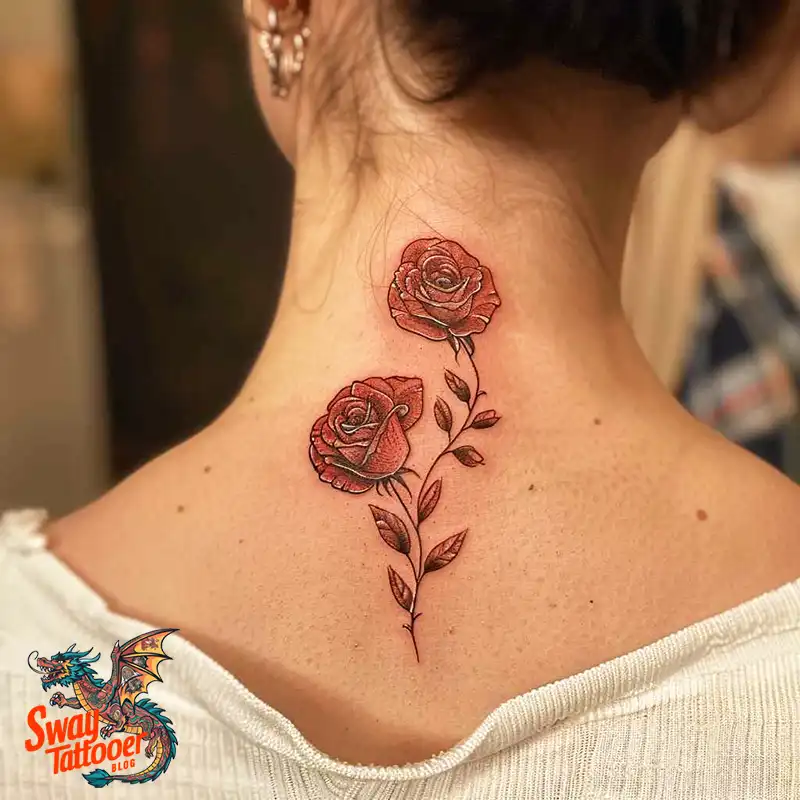 110 Two Roses Tattoo Design Ideas: Symbolism and Beauty 86 two roses tattoo