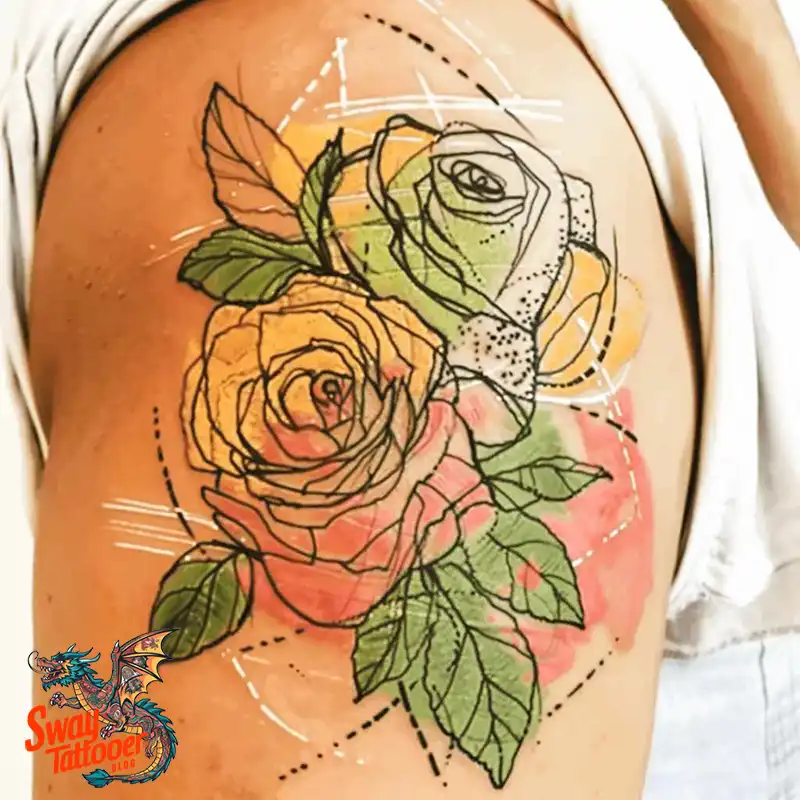 110 Two Roses Tattoo Design Ideas: Symbolism and Beauty 74 two roses tattoo