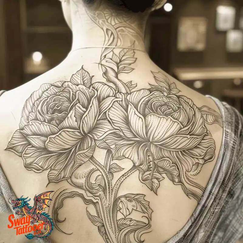 110 Two Roses Tattoo Design Ideas: Symbolism and Beauty 71 two roses tattoo