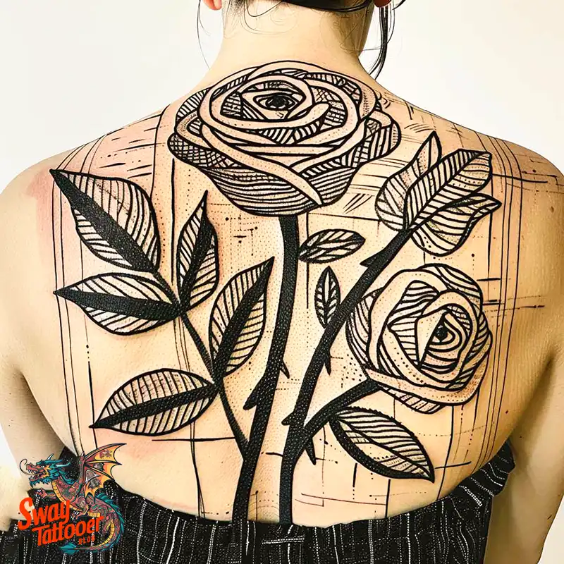110 Two Roses Tattoo Design Ideas: Symbolism and Beauty 70 two roses tattoo