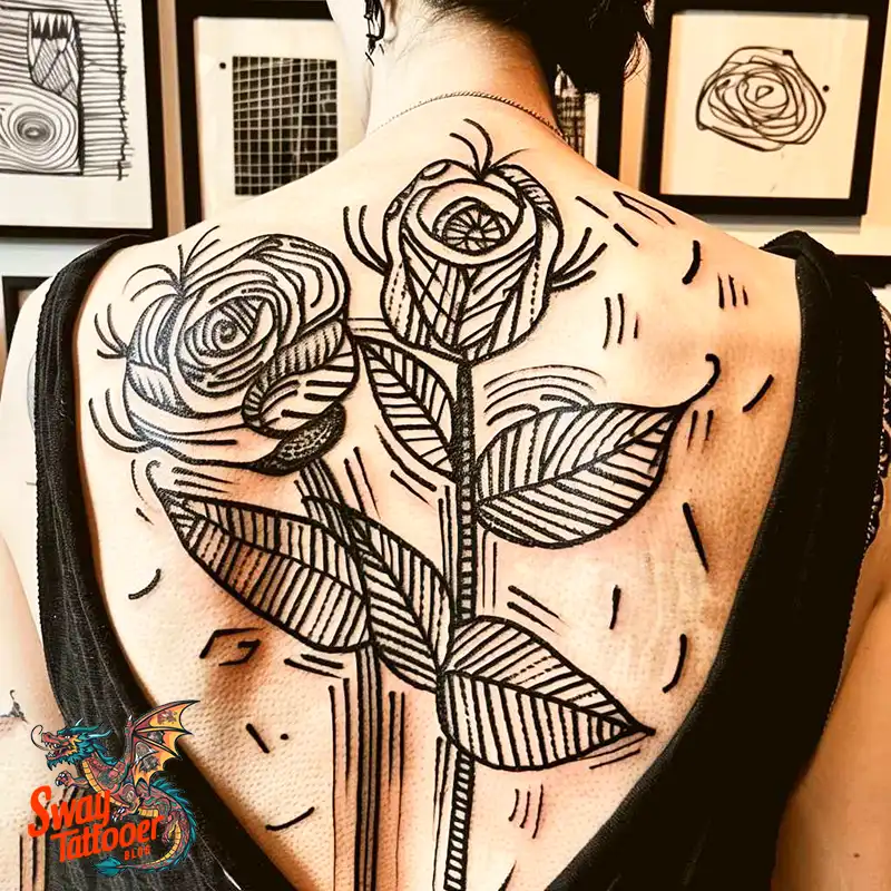 110 Two Roses Tattoo Design Ideas: Symbolism and Beauty 69 two roses tattoo