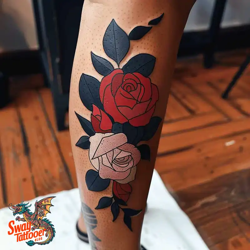 110 Two Roses Tattoo Design Ideas: Symbolism and Beauty 62 two roses tattoo