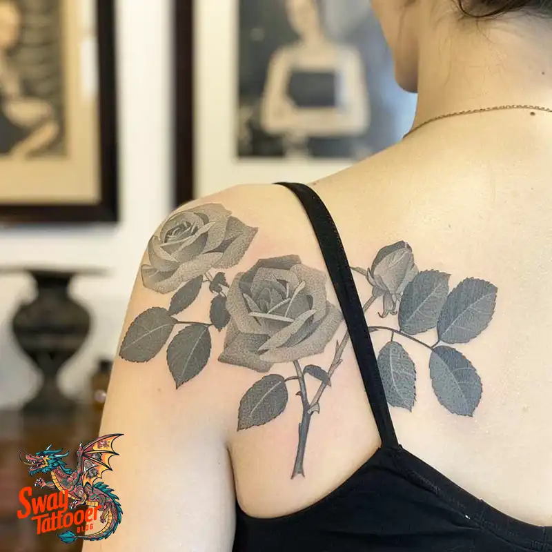 110 Two Roses Tattoo Design Ideas: Symbolism and Beauty 56 two roses tattoo