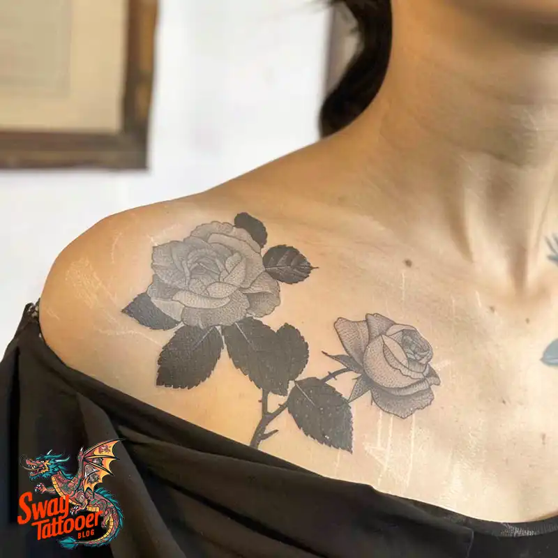 110 Two Roses Tattoo Design Ideas: Symbolism and Beauty 55 two roses tattoo