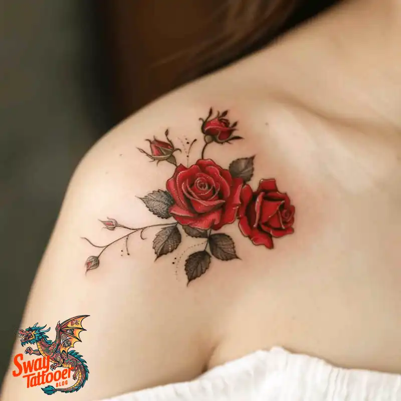 110 Two Roses Tattoo Design Ideas: Symbolism and Beauty 100 two roses tattoo