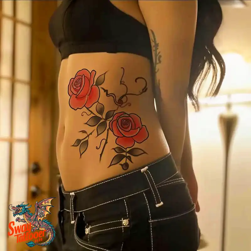 110 Two Roses Tattoo Design Ideas: Symbolism and Beauty 54 2 roses tattoo