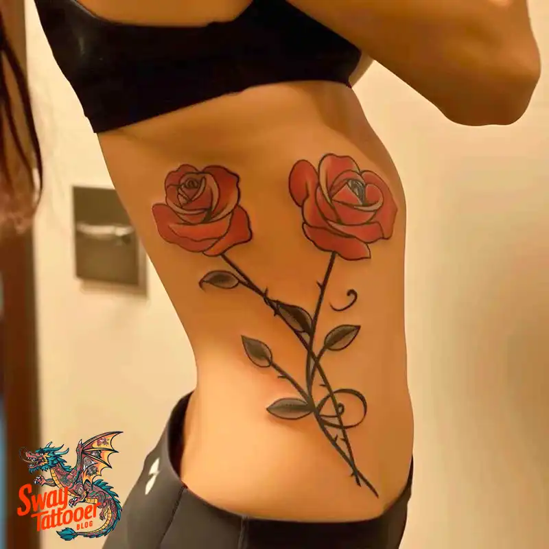 110 Two Roses Tattoo Design Ideas: Symbolism and Beauty 48 2 roses tattoo