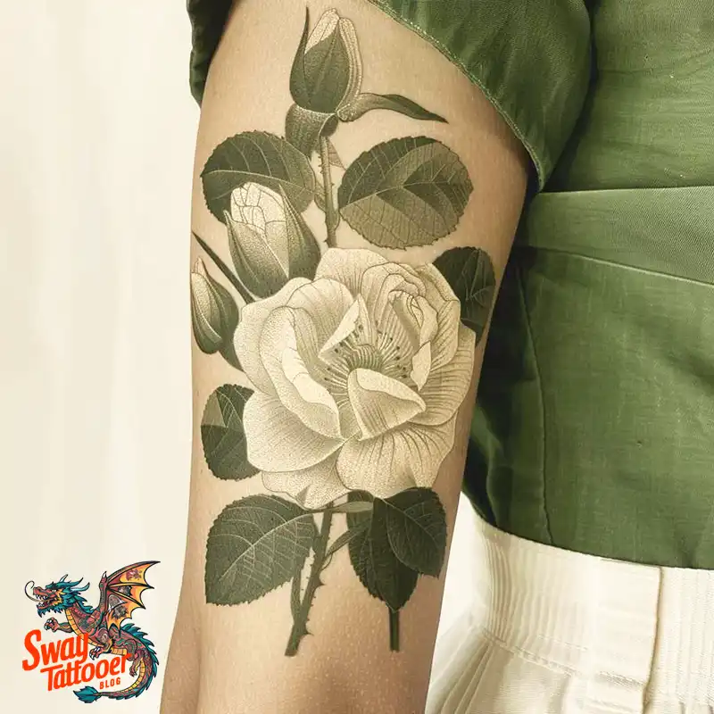 110 Two Roses Tattoo Design Ideas: Symbolism and Beauty 45 2 roses tattoo