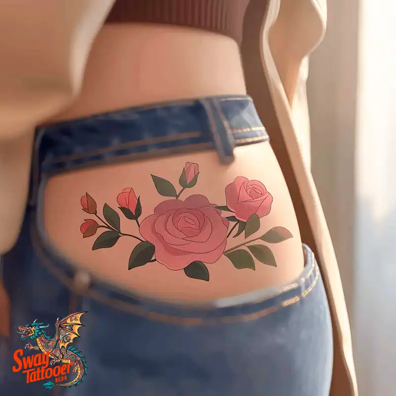 110 Two Roses Tattoo Design Ideas: Symbolism and Beauty 43 2 roses tattoo