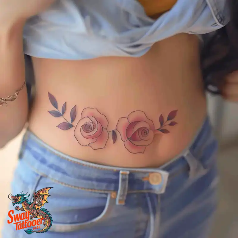 110 Two Roses Tattoo Design Ideas: Symbolism and Beauty 42 2 roses tattoo