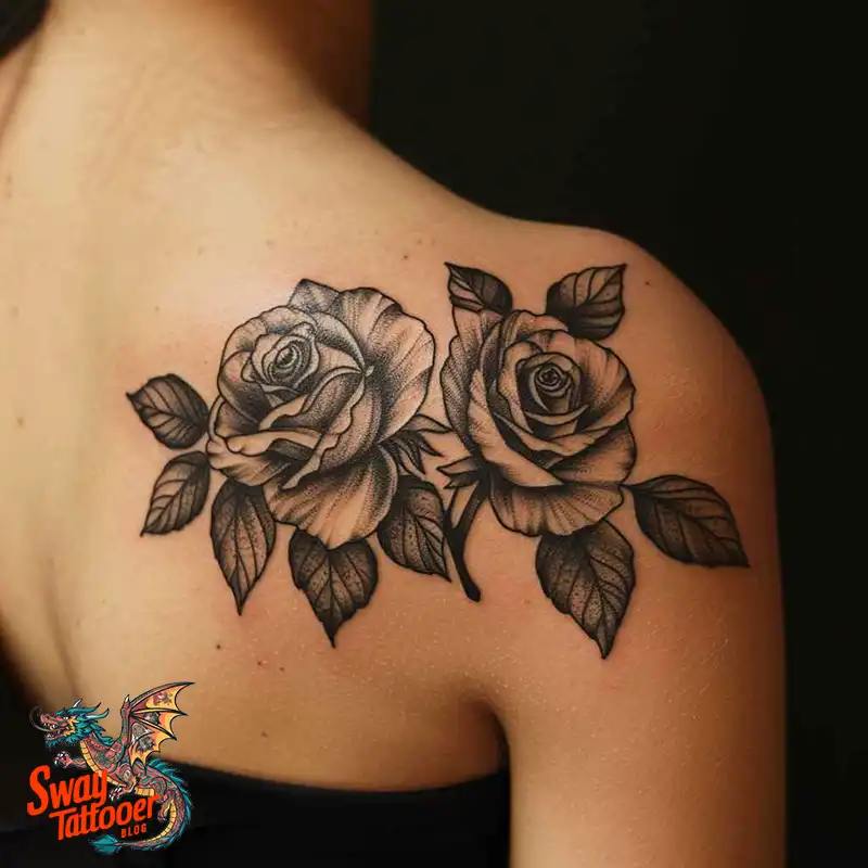 110 Two Roses Tattoo Design Ideas: Symbolism and Beauty 101 two roses tattoo