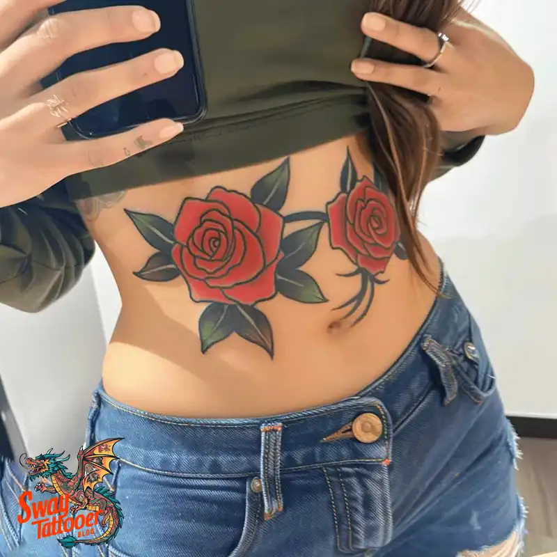 110 Two Roses Tattoo Design Ideas: Symbolism and Beauty 40 2 roses tattoo