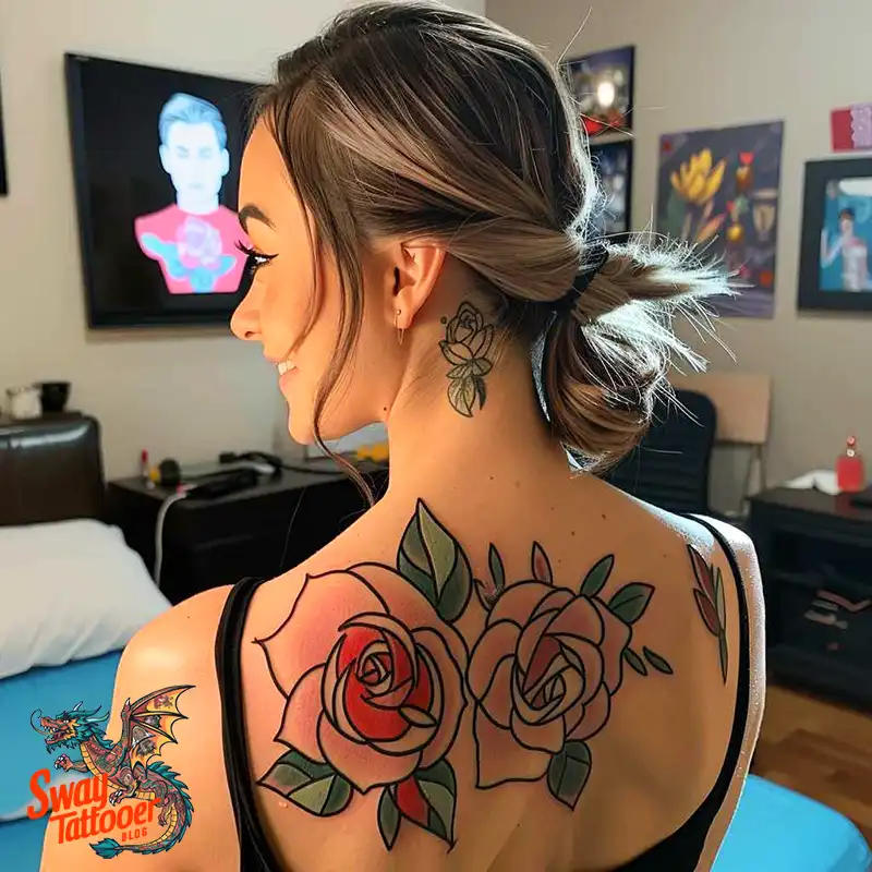 110 Two Roses Tattoo Design Ideas: Symbolism and Beauty 38 2 roses tattoo