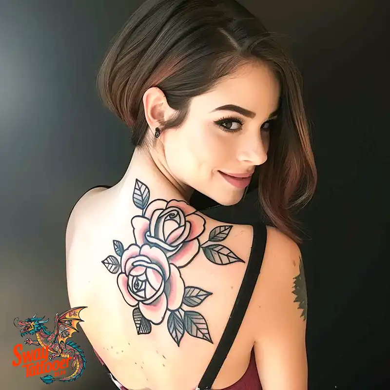110 Two Roses Tattoo Design Ideas: Symbolism and Beauty 37 2 roses tattoo