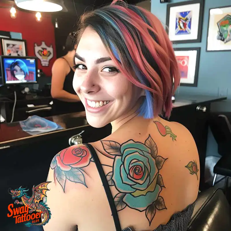 110 Two Roses Tattoo Design Ideas: Symbolism and Beauty 36 2 roses tattoo