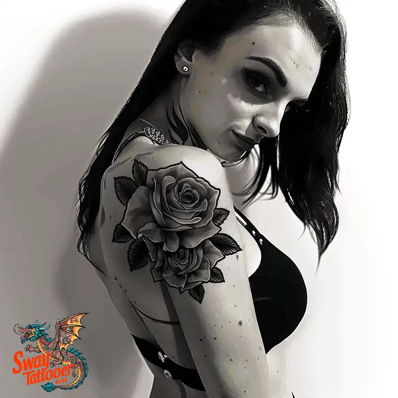 110 Two Roses Tattoo Design Ideas: Symbolism and Beauty 31 2 roses tattoo