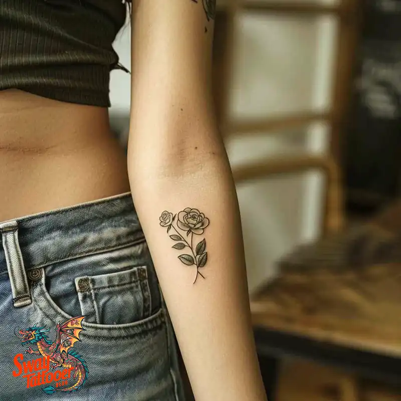 110 Two Roses Tattoo Design Ideas: Symbolism and Beauty 28 2 roses tattoo