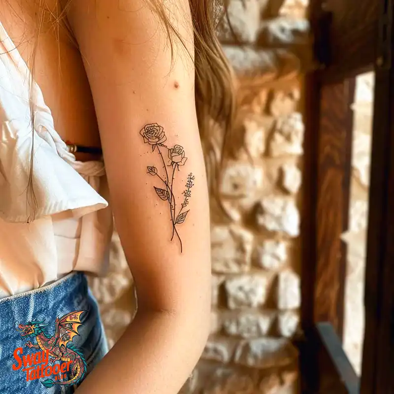 110 Two Roses Tattoo Design Ideas: Symbolism and Beauty 29 2 roses tattoo