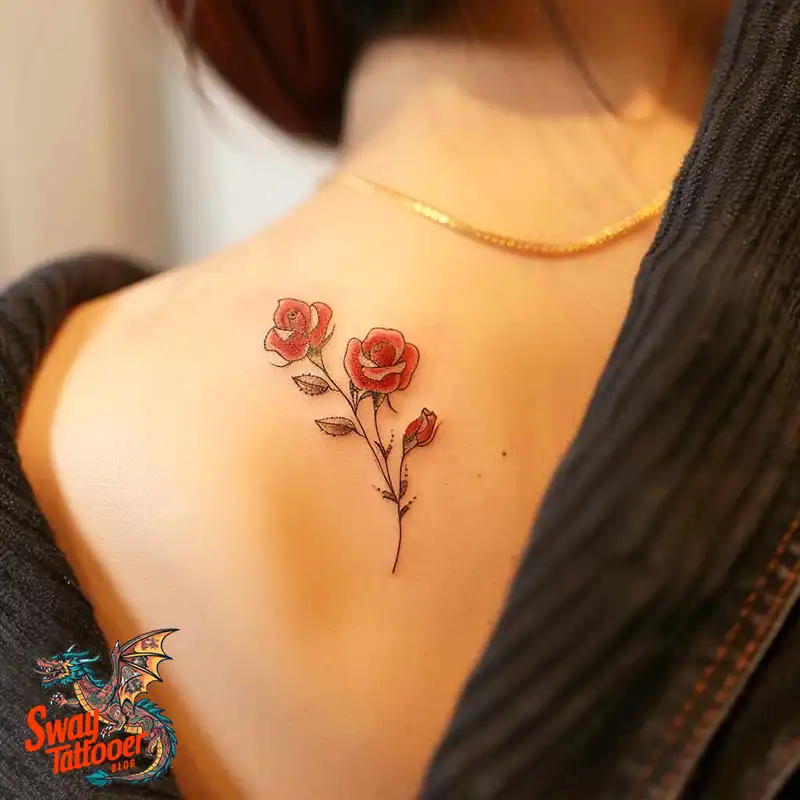 110 Two Roses Tattoo Design Ideas: Symbolism and Beauty 23 2 roses tattoo