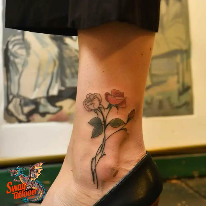 110 Two Roses Tattoo Design Ideas: Symbolism and Beauty 21 2 roses tattoo