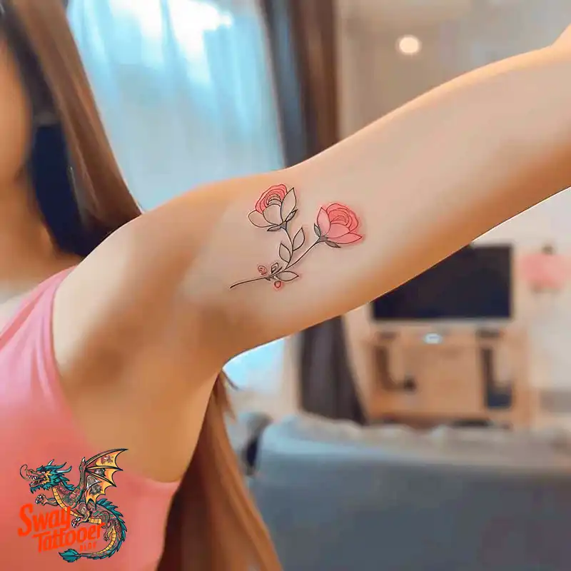 110 Two Roses Tattoo Design Ideas: Symbolism and Beauty 16 2 roses tattoo