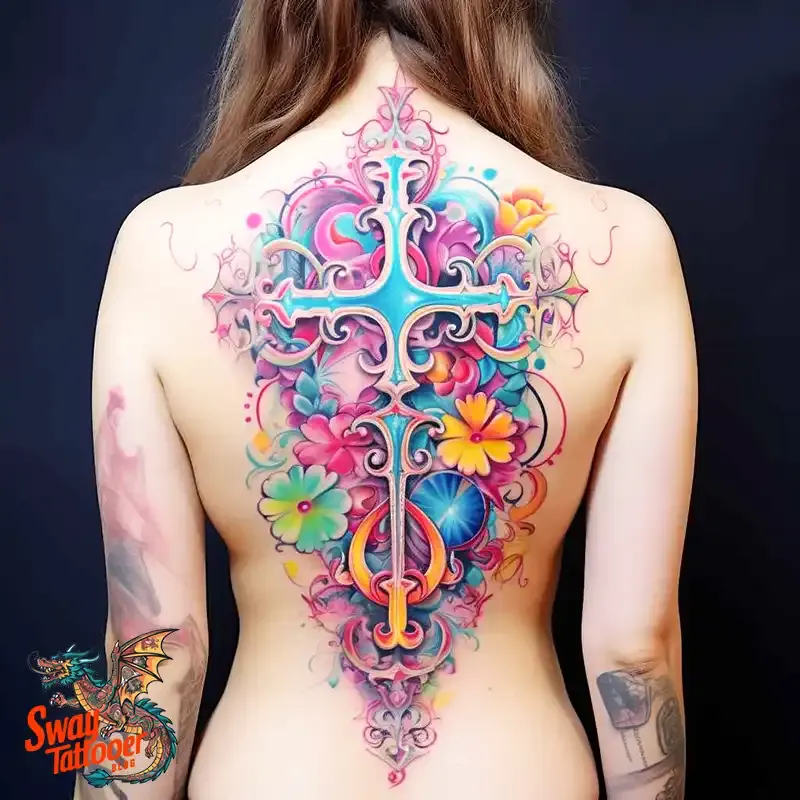 75 Three Crosses Tattoo Design Ideas: Symbolism and Styles 42 3 cross tattoo