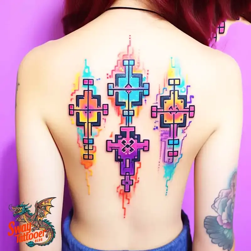 75 Three Crosses Tattoo Design Ideas: Symbolism and Styles 36 3 cross tattoo