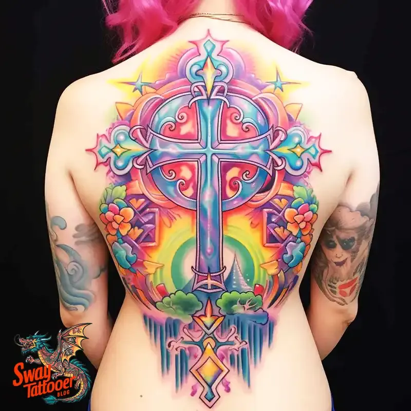75 Three Crosses Tattoo Design Ideas: Symbolism and Styles 34 3 cross tattoo