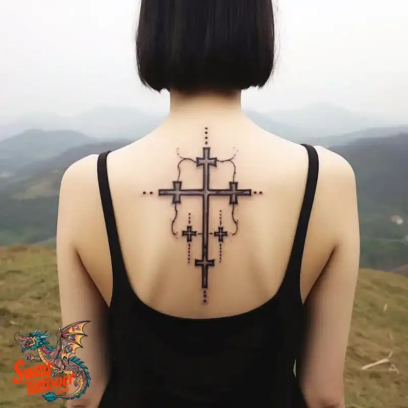 75 Three Crosses Tattoo Design Ideas: Symbolism and Styles 1 3 cross tattoo